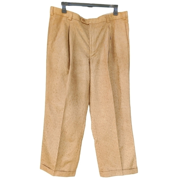 Stacy Adams sz 40L khaki soft dress Atomic design slacks pants workwear business - Picture 1 of 13
